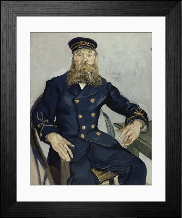 Framed Print : Portrait of Joseph Roulin by Vincent van Gogh Framed Print : Portrait of Joseph Roulin by Vincent van Gogh
