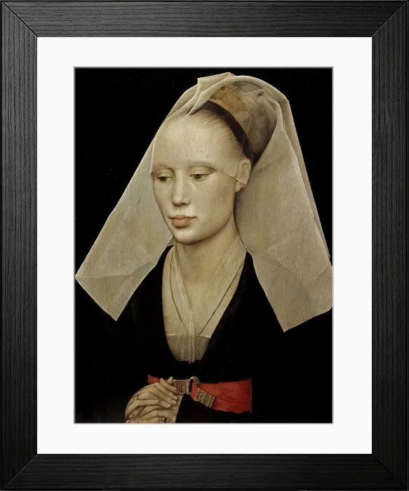 Framed Print : Portrait of a Lady c. 1455 Rogier van der Weyden (ca) Framed Print : Portrait of a Lady c. 1455 Rogier van der Weyden (ca)