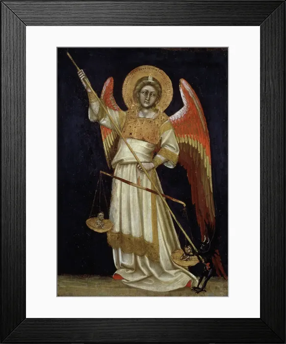 Framed Print : Angel Guariento di Arpo (ca.1338-ca.1378 Italian). Oil On Board Museo Civico, Padua, Italy Framed Print : Angel Guariento di Arpo (ca.1338-ca.1378 Italian). Oil On Board Museo Civico, Padua, Italy