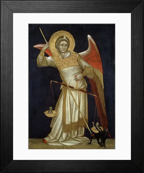 Framed Print : Angel Guariento di Arpo (ca.1338-ca.1378 Italian). Oil On Board Museo Civico, Padua, Italy Framed Print : Angel Guariento di Arpo (ca.1338-ca.1378 Italian). Oil On Board Museo Civico, Padua, Italy