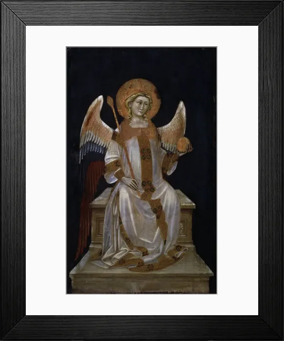 Framed Print : Angel Guariento di Arpo (ca.1338-ca.1378 Italian). Oil On Board Museo Civico, Padua, Italy Framed Print : Angel Guariento di Arpo (ca.1338-ca.1378 Italian). Oil On Board Museo Civico, Padua, Italy