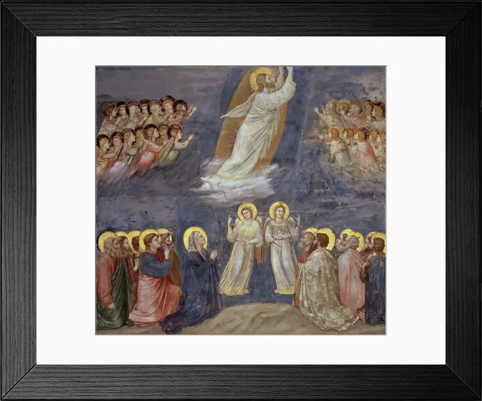 Framed Print : The Ascension c.1305-13 Giotto (ca) Framed Print : The Ascension c.1305-13 Giotto (ca)