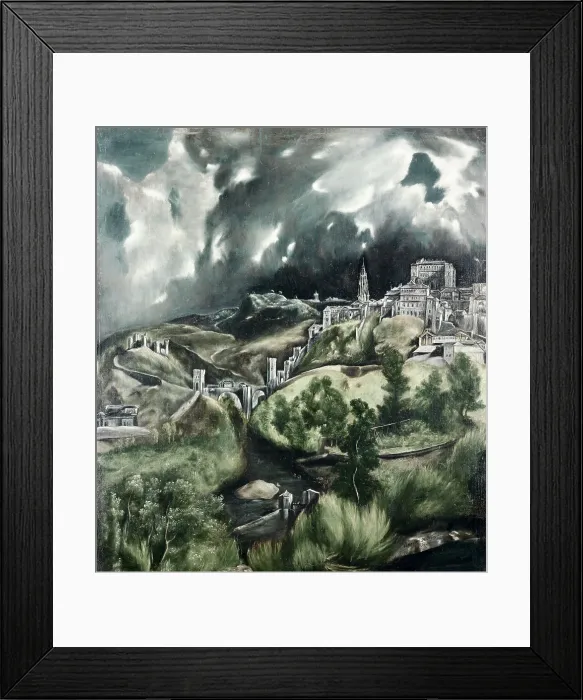 Framed Print : View Of Toledo S.1595 El Greco (1541-1614 Greek) Oil On Canvas Metropolitan Museum of Art