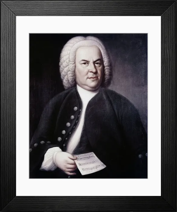 Framed Print : Johann Sebastian Bach Framed Print : Johann Sebastian Bach