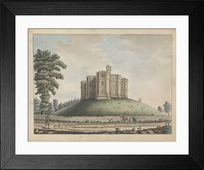 Framed Print : Warkworth Castle Northumberland William Beilby Framed Print : Warkworth Castle Northumberland William Beilby