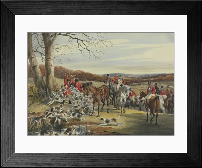 Framed Print : Foxhunting Melton Mowbray 1835 Cream Thing Edward Hull Framed Print : Foxhunting Melton Mowbray 1835 Cream Thing Edward Hull
