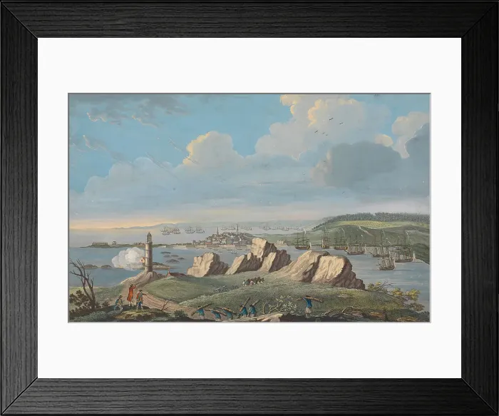 Framed Print : Views Montreal Louisburg View North America Light House Framed Print : Views Montreal Louisburg View North America Light House
