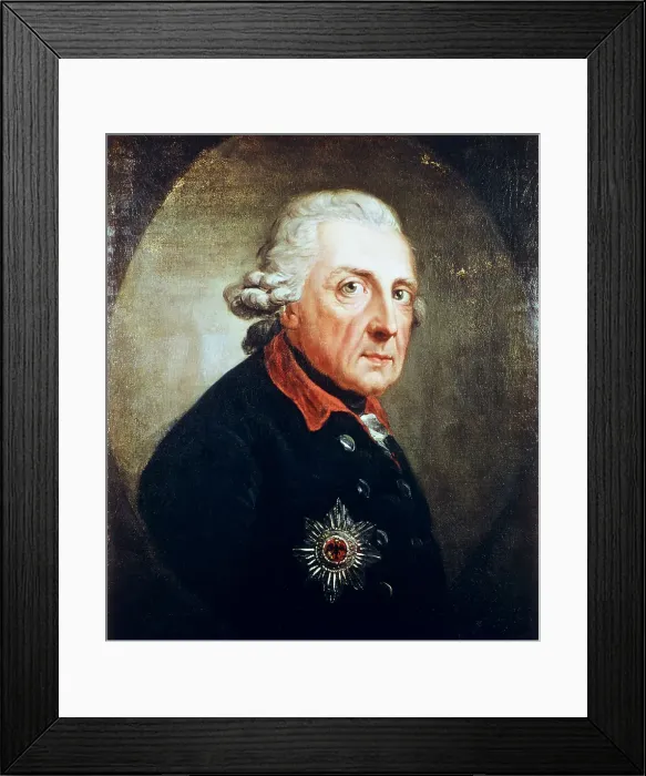 Framed Print : Frederick the Great by Graff Framed Print : Frederick the Great by Graff
