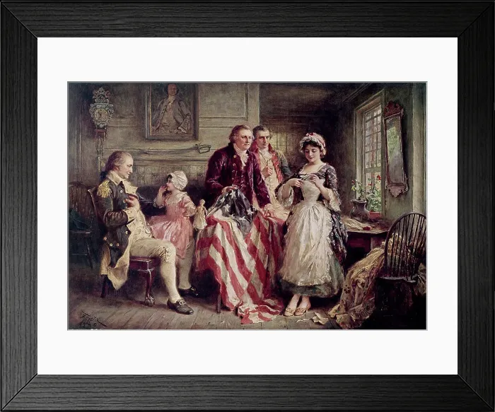 Framed Print : Betsy Ross by Ferris Framed Print : Betsy Ross by Ferris