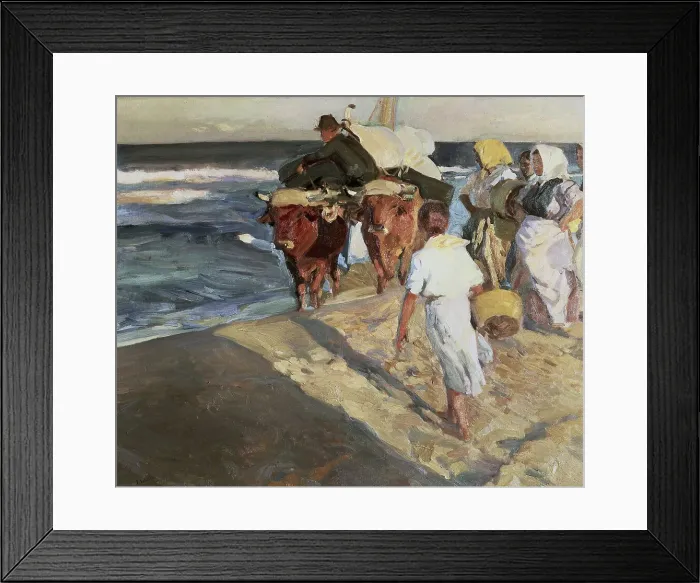 Framed Print : Taking Out the Boat by Bastida