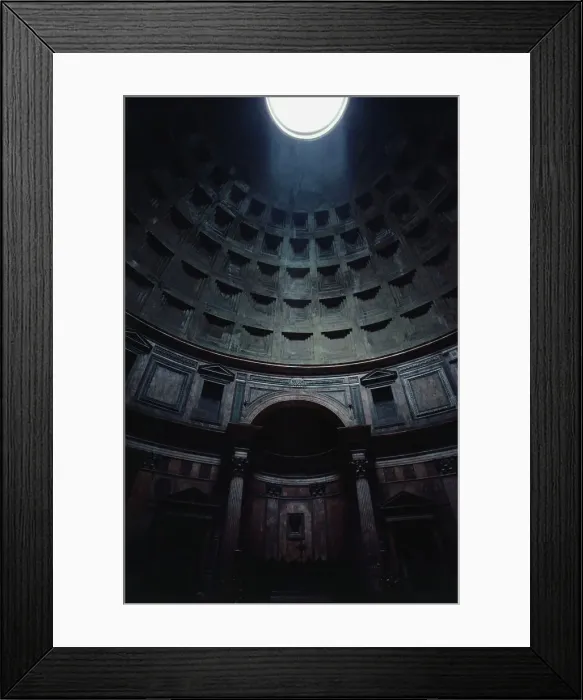 Framed Print : Sunlight through an oculus, Pantheon Rome Framed Print : Sunlight through an oculus, Pantheon Rome