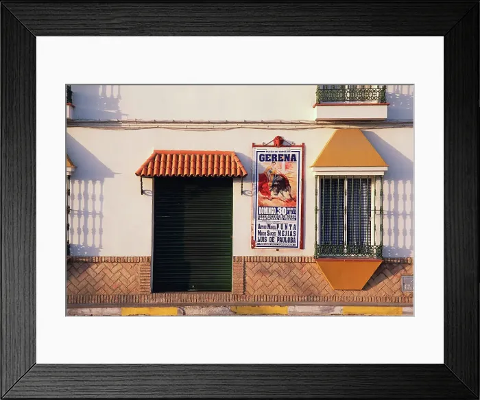 Framed Print : Facade of a store, Seville, Andalusia, Spain Framed Print : Facade of a store, Seville, Andalusia, Spain