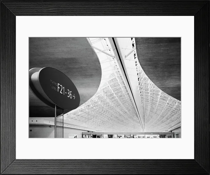 Framed Print : Interiors of an airport, Charles de Gaulle International Airport Framed Print : Interiors of an airport, Charles de Gaulle International Airport