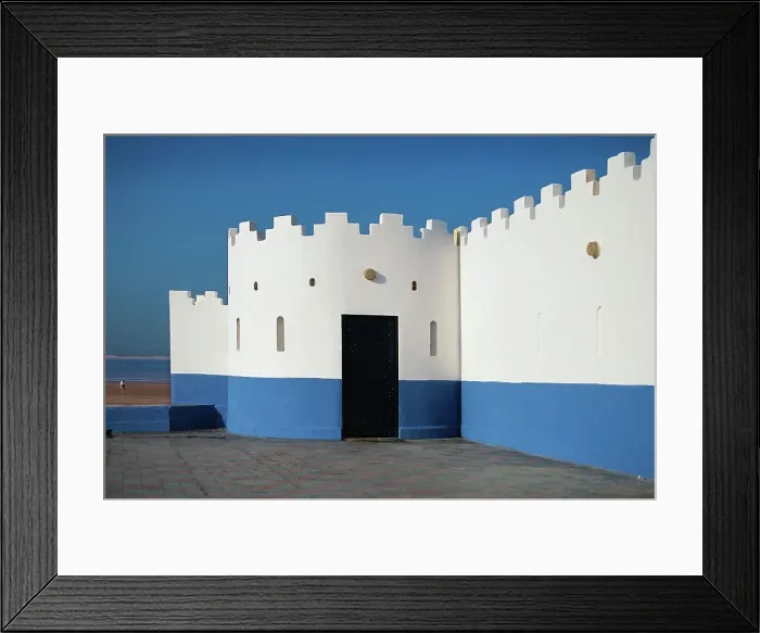 Framed Print : Building near the beach, Essaouira, Morocco Framed Print : Building near the beach, Essaouira, Morocco