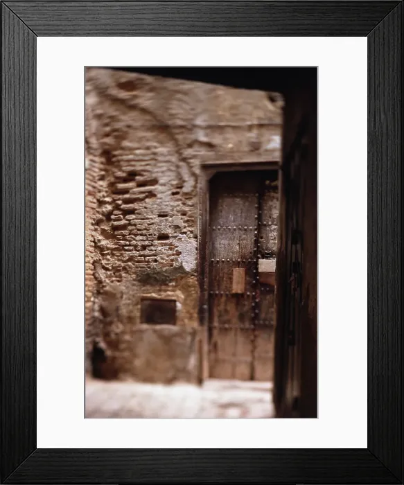 Framed Print : Ruins of a house, Fez, Morocco Framed Print : Ruins of a house, Fez, Morocco