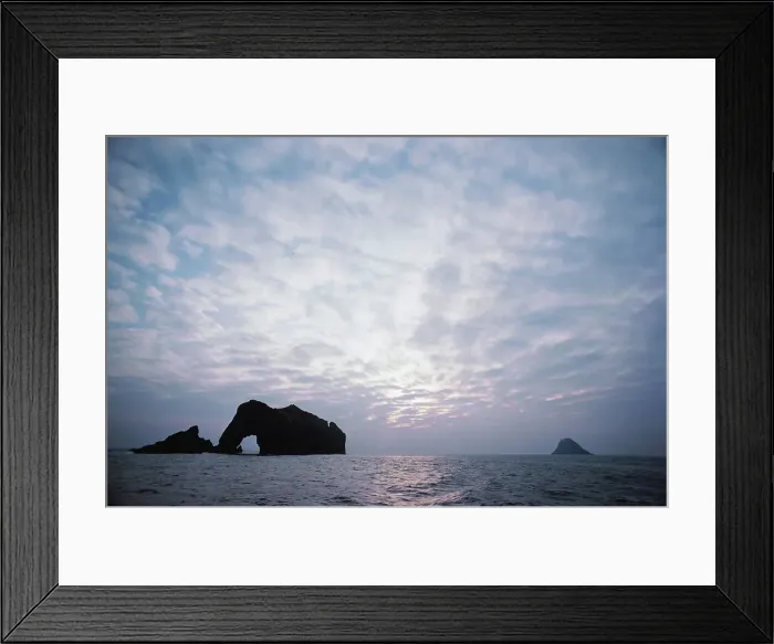 Framed Print : Rocks in the ocean, Republic of Ireland Framed Print : Rocks in the ocean, Republic of Ireland