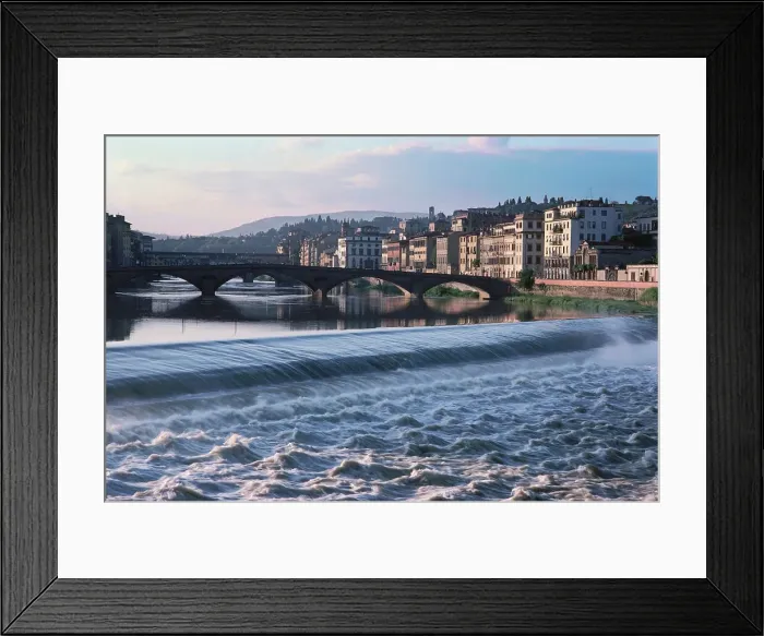 Framed Print : Bridge over the river, Ponte Santa Trinita Bridge Framed Print : Bridge over the river, Ponte Santa Trinita Bridge