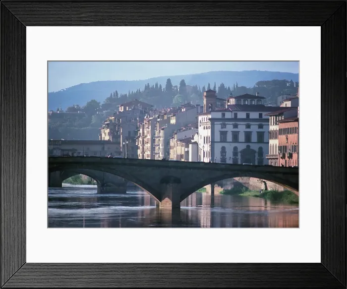 Framed Print : Bridge over the river, Ponte Santa Trinita Bridge Framed Print : Bridge over the river, Ponte Santa Trinita Bridge