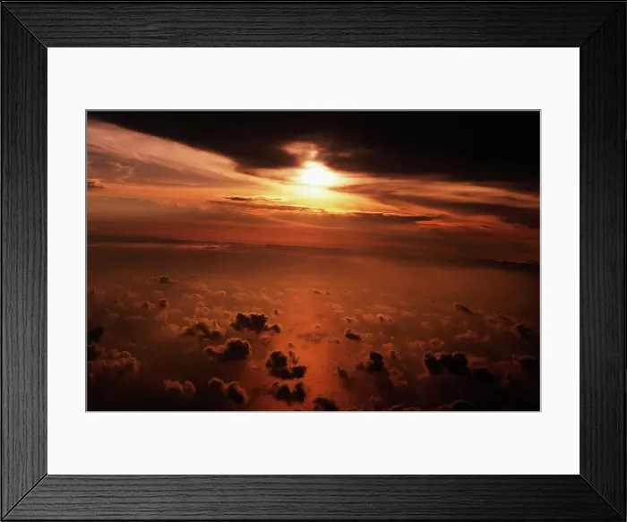 Framed Print : Clouds over the ocean, Gulf Of Mexico, Mexico Framed Print : Clouds over the ocean, Gulf Of Mexico, Mexico
