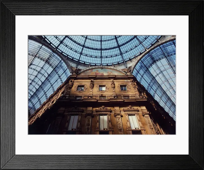 Framed Print : Glass ceiling of Galleria Vittorio Emanuele II Framed Print : Glass ceiling of Galleria Vittorio Emanuele II