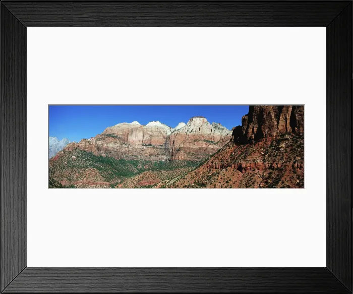 Framed Print : Rock formations, Zion National Park, Utah, USA Framed Print : Rock formations, Zion National Park, Utah, USA