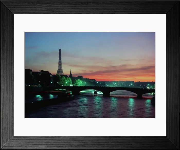 Framed Print : Silhouette of a tower at sunset Framed Print : Silhouette of a tower at sunset