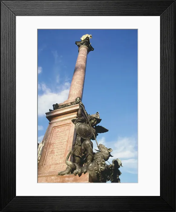 Framed Print : Low angle view of a monument, St Framed Print : Low angle view of a monument, St