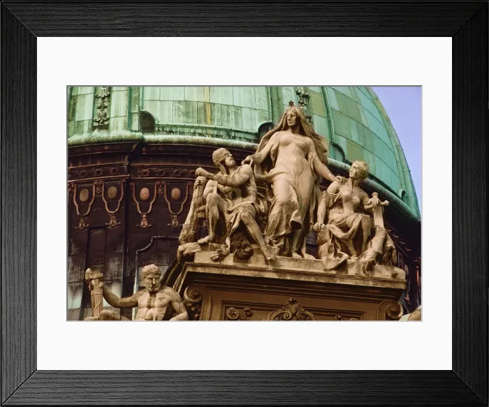 Framed Print : Statues at a palace, The Hofburg Complex Framed Print : Statues at a palace, The Hofburg Complex