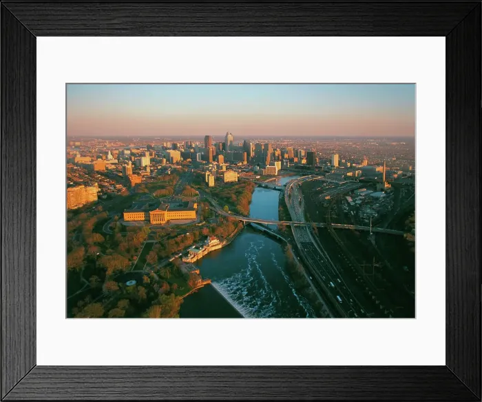Framed Print : Skyscrapers in a city, Liberty Place