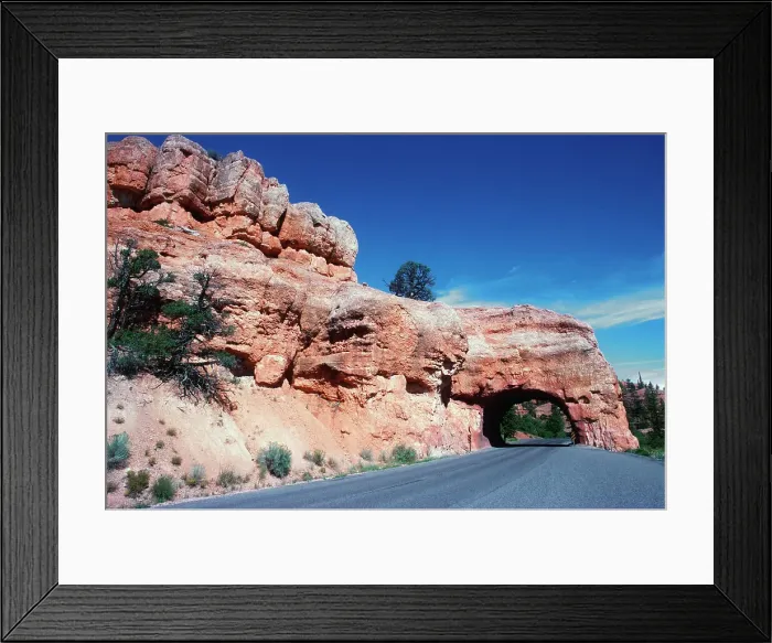 Framed Print : Road leading to a tunnel, Arches National Park Framed Print : Road leading to a tunnel, Arches National Park
