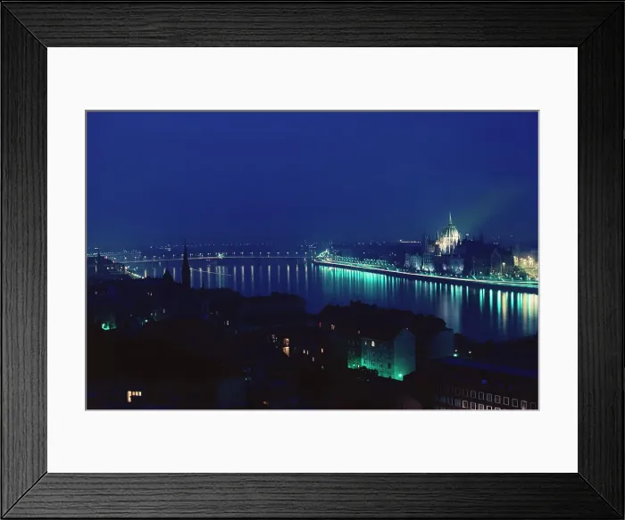 Framed Print : Parliament building lit up at dawn Framed Print : Parliament building lit up at dawn