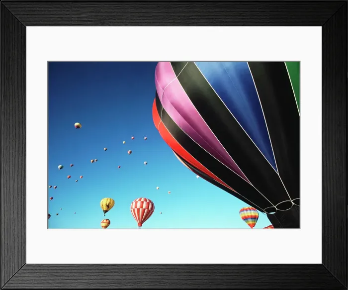 Framed Print : Hot air balloon at a festival, Albuquerque International Balloon Fiesta Framed Print : Hot air balloon at a festival, Albuquerque International Balloon Fiesta