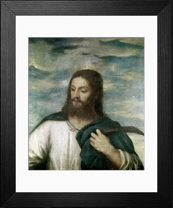 Framed Print : Our Saviour Titian (ca.1485-1576 Italian) Framed Print : Our Saviour Titian (ca.1485-1576 Italian)
