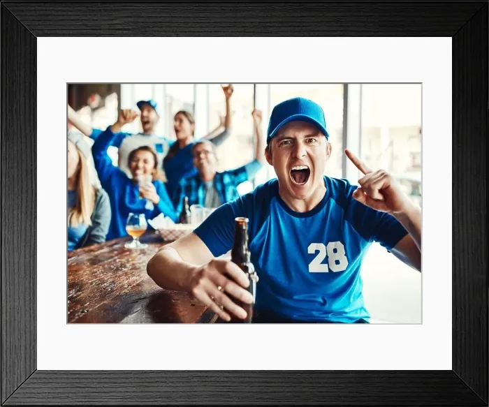Framed Print : Our team will remain undefeated Framed Print : Our team will remain undefeated