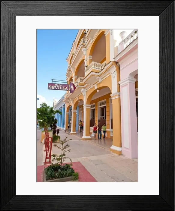 Framed Print : Hotel Sevilla, Ciego de Avila, Ciego de Avila, Cuba