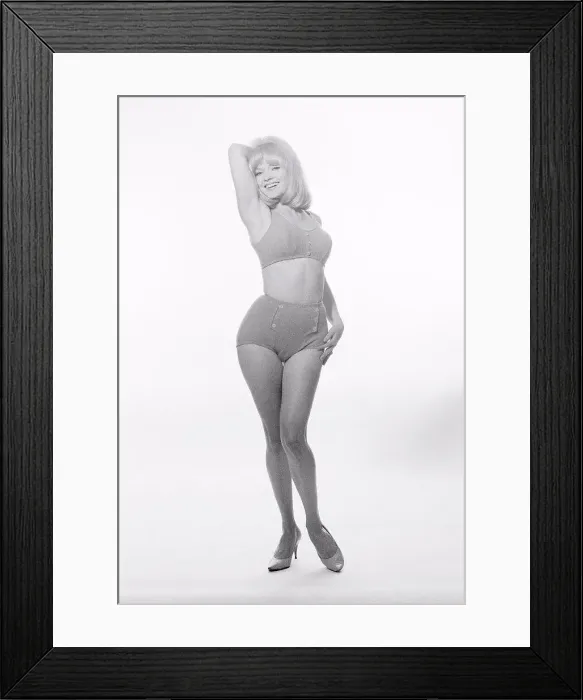 Framed Print : Portrait of woman wearing swimming suit Framed Print : Portrait of woman wearing swimming suit