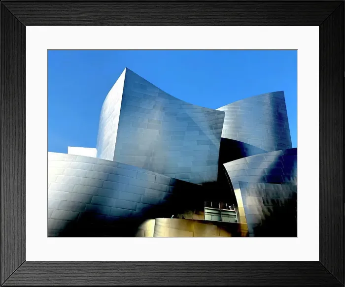 Framed Print : Architectural Marvel: Innovative Design of Disney Hall in Los Angeles at Dusk Framed Print : Architectural Marvel: Innovative Design of Disney Hall in Los Angeles at Dusk