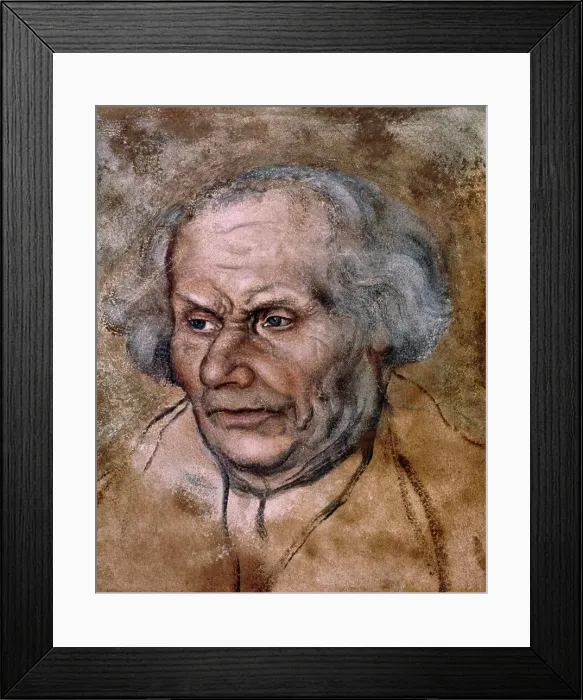 Framed Print : Martin Luther by Lucas Cranach the elder, Chalk and Ink, (1472-1553) Framed Print : Martin Luther by Lucas Cranach the elder, Chalk and Ink, (1472-1553)