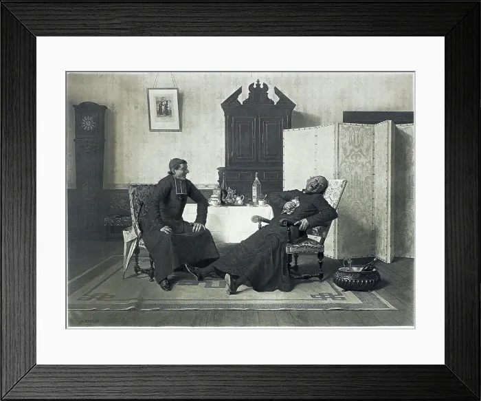Framed Print : A Good Story, Un Bonne Histoire Framed Print : A Good Story, Un Bonne Histoire