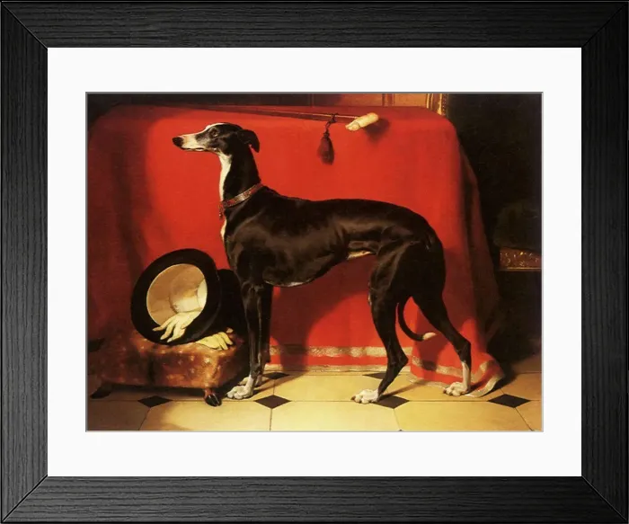 Framed Print : The Greyhound Eos, Landseer, Sir Edwin Henry Framed Print : The Greyhound Eos, Landseer, Sir Edwin Henry