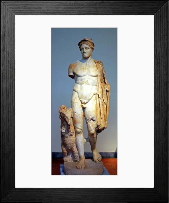 Framed Print : Statue of Hermes. Pentelic marble Framed Print : Statue of Hermes. Pentelic marble