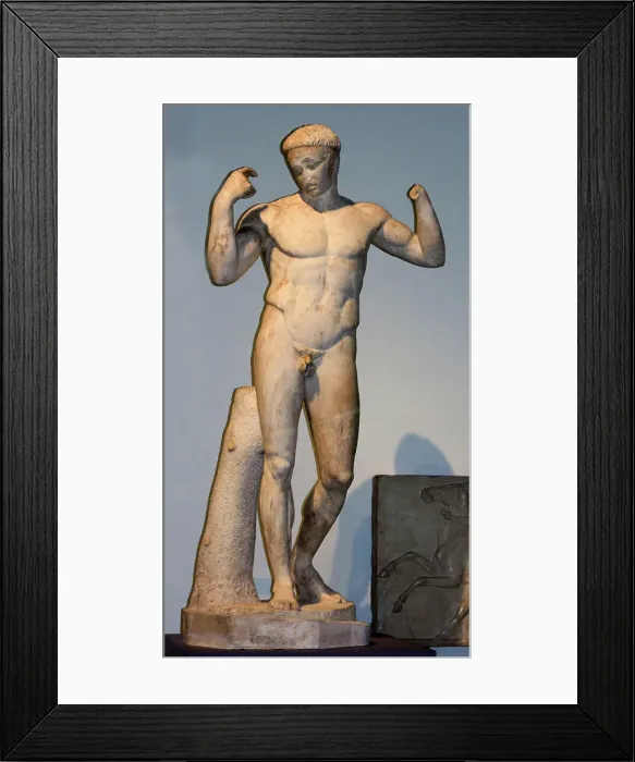 Framed Print : Kew Gardens Hermes'. Statue of Hermes Framed Print : Kew Gardens Hermes'. Statue of Hermes