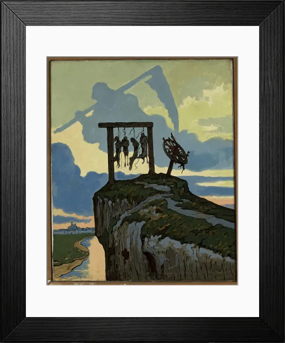 Framed Print : Hanged people / Finale / . Wawrzeniecki, Marian (1863-1943), painter Framed Print : Hanged people / Finale / . Wawrzeniecki, Marian (1863-1943), painter