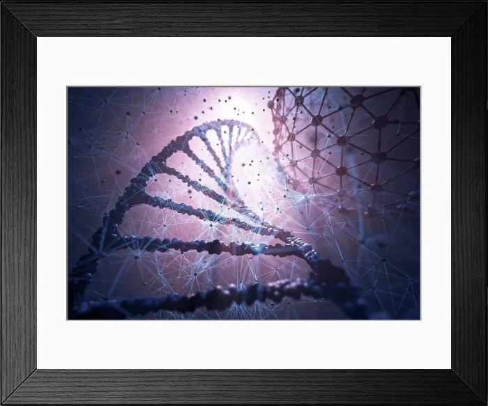 Framed Print : Genetic engineering, conceptual illustration Framed Print : Genetic engineering, conceptual illustration