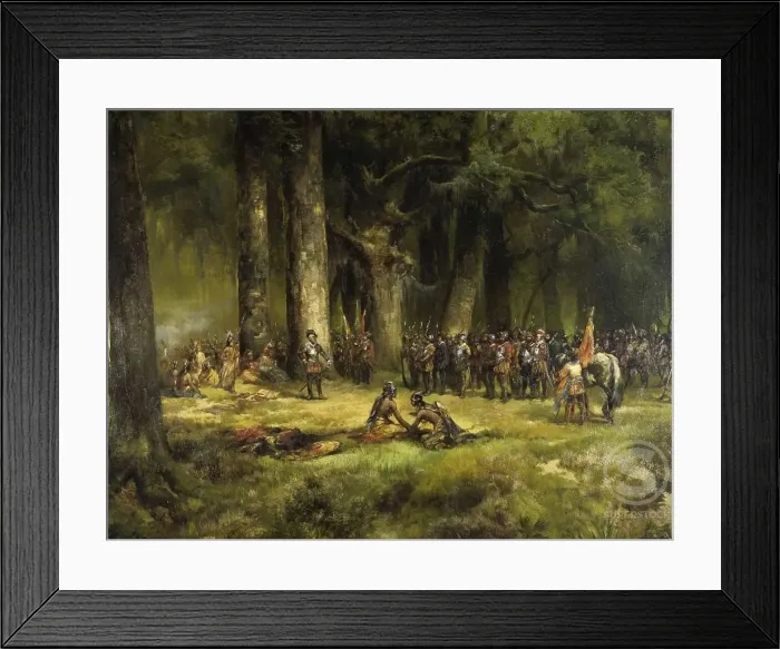 Framed Print : Ponce de Leon in Florida