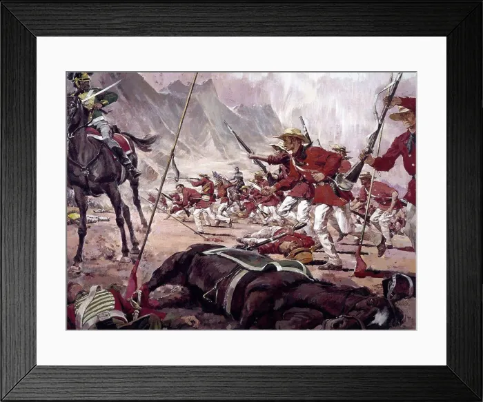 Framed Print : Mexican American War. Battle of Buena Vista Framed Print : Mexican American War. Battle of Buena Vista