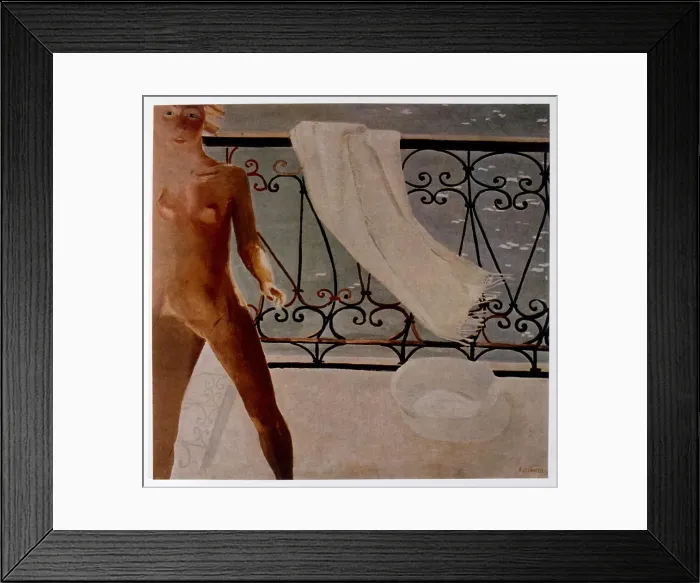 Framed Print : On the Balcony, 1931, by Aleksandr Alexandrovich Deyneka (1899 - 1969) Soviet Russian painter Framed Print : On the Balcony, 1931, by Aleksandr Alexandrovich Deyneka (1899 - 1969) Soviet Russian painter
