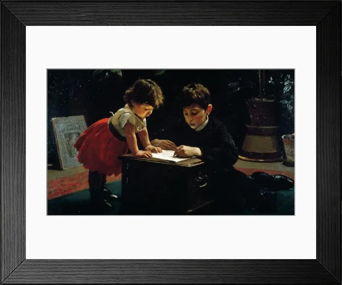 Framed Print : Children of the Photographer Tillges Framed Print : Children of the Photographer Tillges
