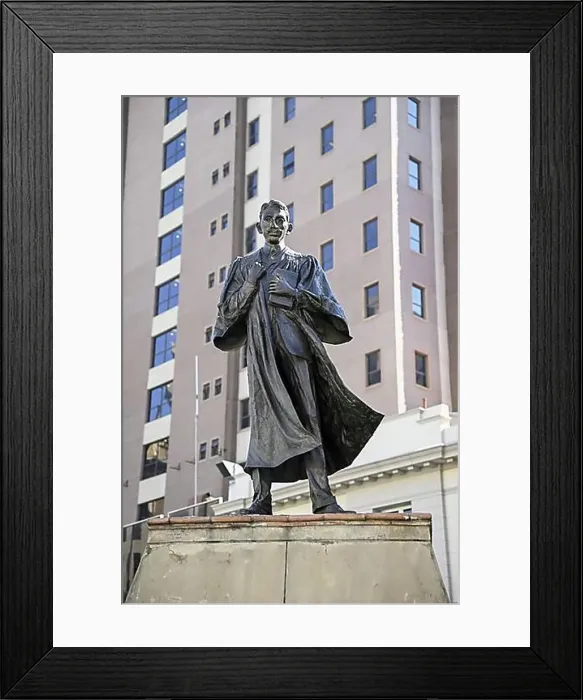 Framed Print : Statue of Mahatma Gandhi in Gandhi Square Framed Print : Statue of Mahatma Gandhi in Gandhi Square