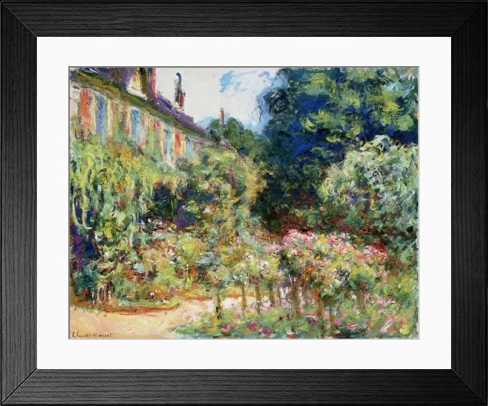 Framed Print : La Maison de l'Artiste a Giverny 1913 Claude Monet (1840-1926 French) Oil On Canvas Christie's Images, New York, USA Framed Print : La Maison de l'Artiste a Giverny 1913 Claude Monet (1840-1926 French) Oil On Canvas Christie's Images, New York, USA